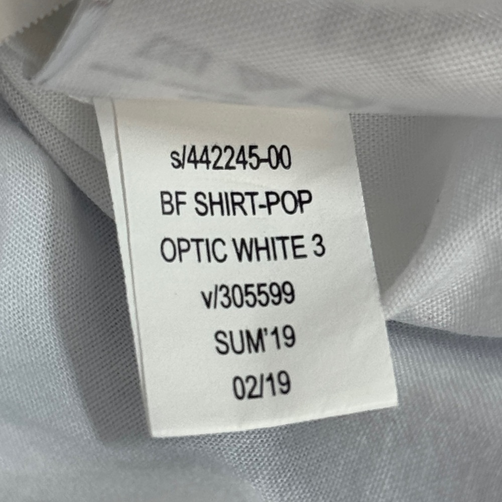 Gap Boyfriend Button Down Shirt White Size Medium - Picture 8 of 9